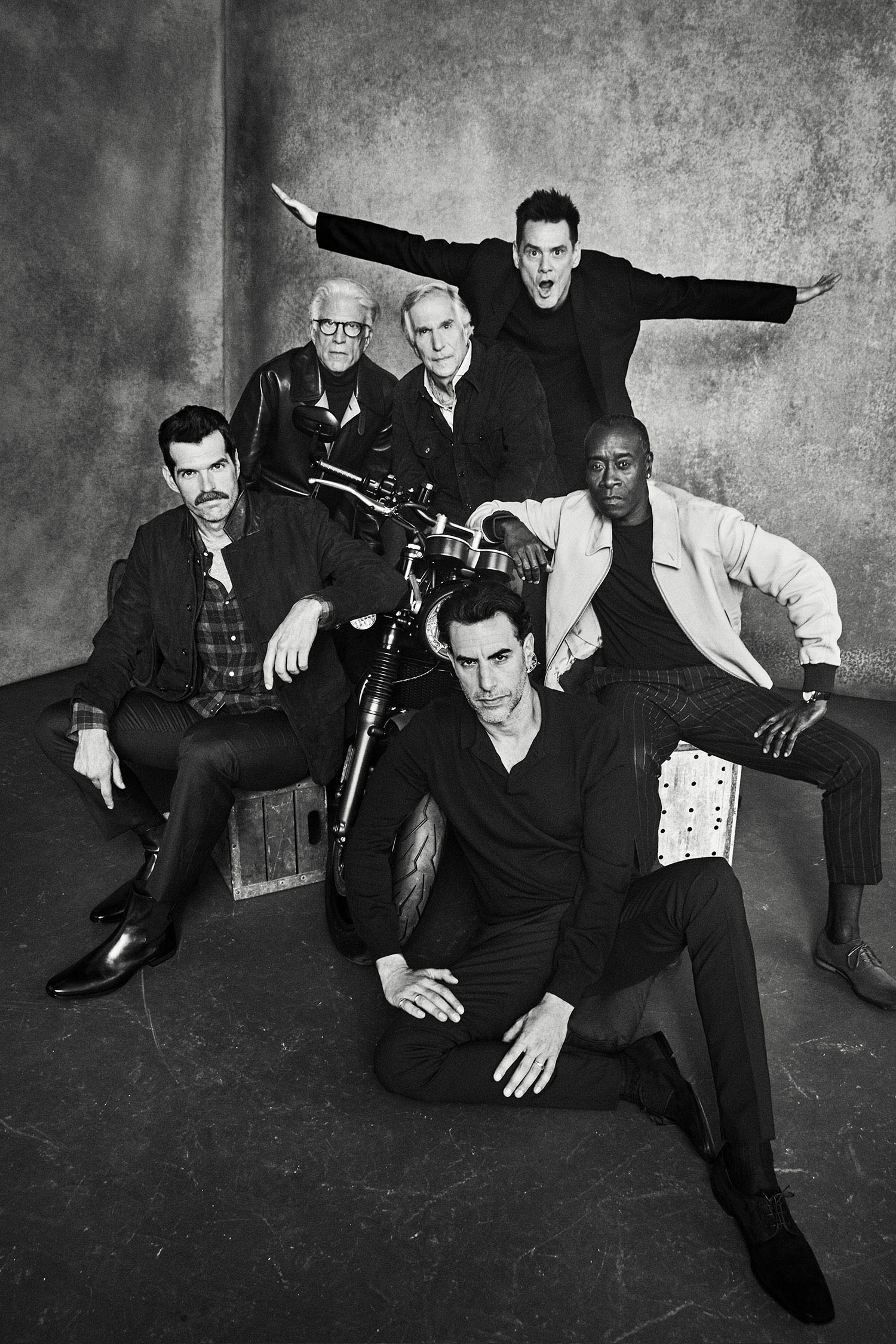 Henry Winkler | Don Cheadle | Timothy Simons | Ted Danson | Jim Carrey | Sacha Baron Cohen 